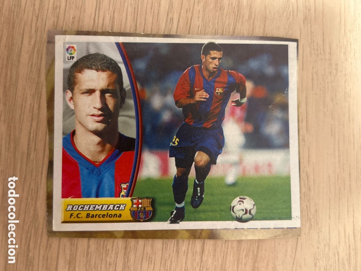 Figurine di Calcio: ROCHEMBACK BAJA BARCELONA LIGA ESTE 2003 2004 03 04 recortado