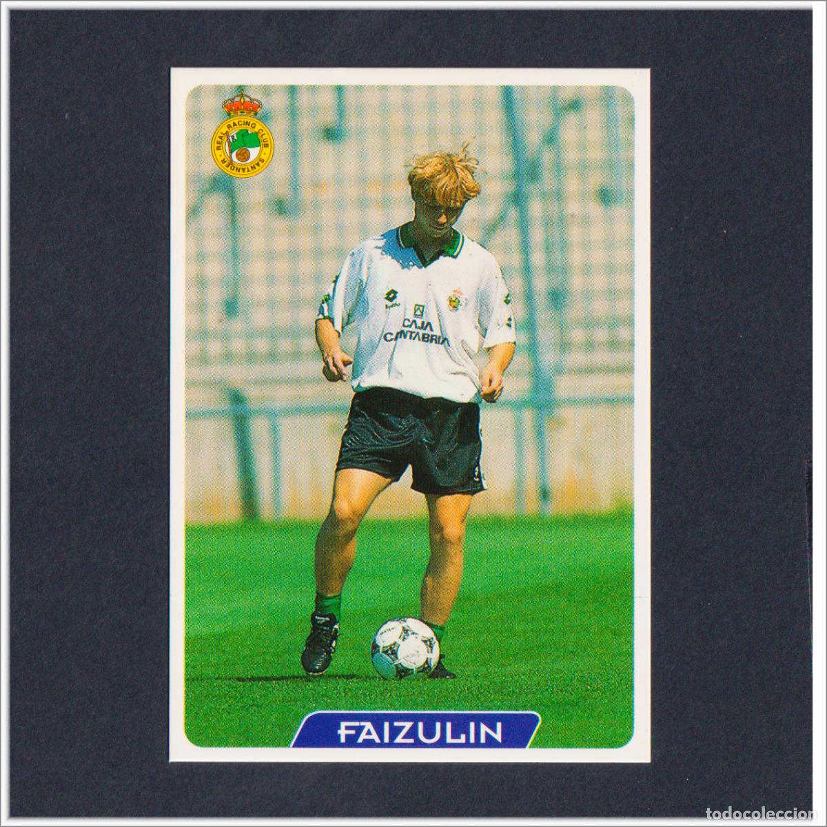 Fu&szlig;ball-Sticker: MUNDICROMO 1995 1996 95 96 FICHAS LIGA. FAIZULIN N&ordm; 216 (RACING SANTANDER) COLECCI&Oacute;N F&Uacute;TBOL ALBUM