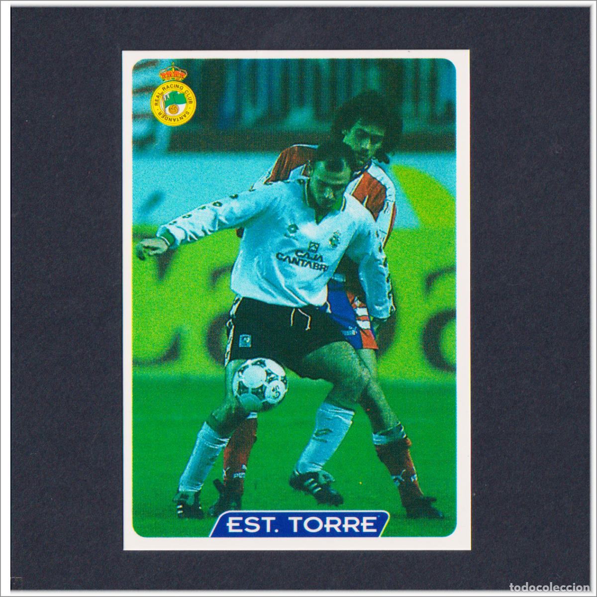 Fu&szlig;ball-Sticker: MUNDICROMO 1995 1996 95 96 FICHAS LIGA. ESTEBAN TORRE 204 (RACING SANTANDER) COLECCI&Oacute;N F&Uacute;TBOL ALBUM