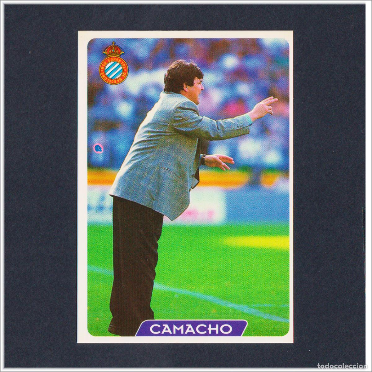 Figurine di Calcio: MUNDICROMO 1995 1996 95 96 FICHAS LIGA. CAMACHO N&ordm; 92 (RCD ESPANYOL) COLECCI&Oacute;N F&Uacute;TBOL ALBUM