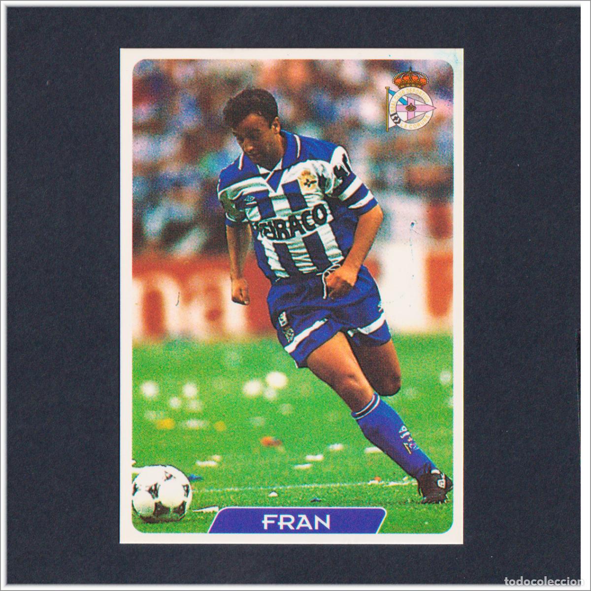 Cromos de F&uacute;tbol: MUNDICROMO 1995 1996 95 96 FICHAS LIGA. FRAN N&ordm; 30 (DEPORTIVO CORU&Ntilde;A) COLECCI&Oacute;N ALBUM F&Uacute;TBOL