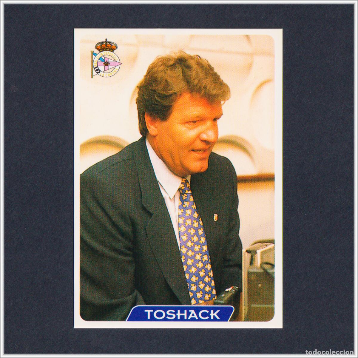 Fu&szlig;ball-Sticker: MUNDICROMO 1995 1996 95 96 FICHAS LIGA. TOSHACK N&ordm; 20 (DEPORTIVO CORU&Ntilde;A) COLECCI&Oacute;N ALBUM F&Uacute;TBOL