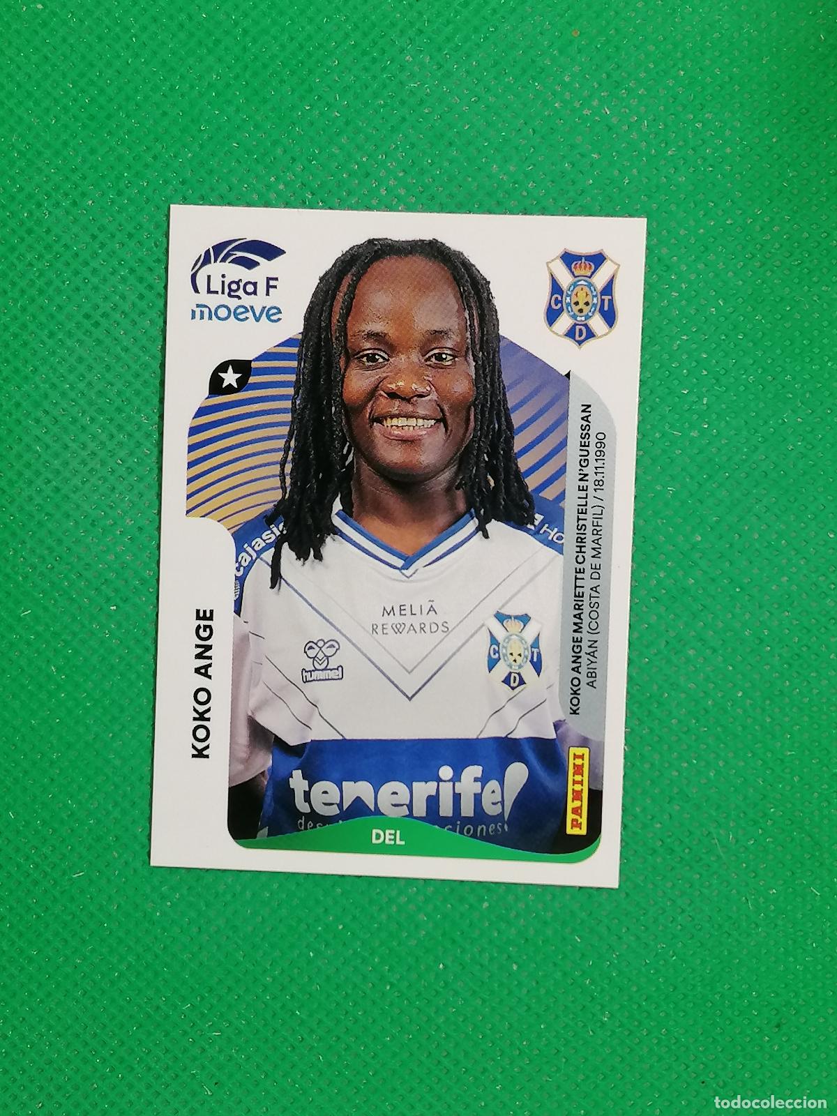 Cromos de F&uacute;tbol: 118 KOKO ANGE COSTA ADEJE TENERIFE ⚽ PANINI LIGA FEMENINA F MOEVE 25 26 2025 2026 ⚽