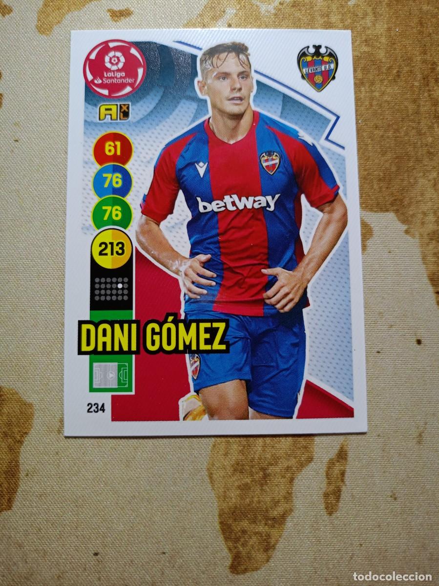 Football Stickers: Levante 234 DANI G&Oacute;MEZ Adrenalyn 2020-21