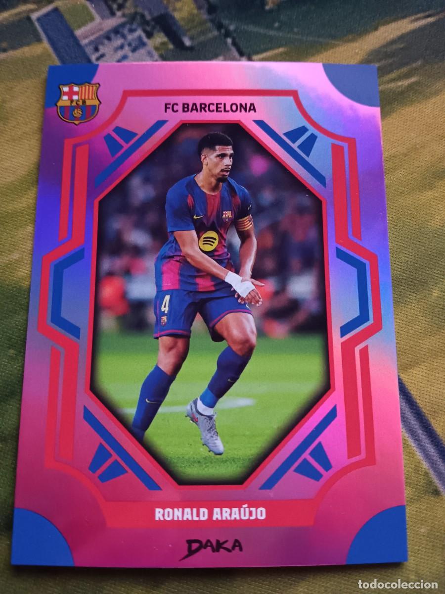 Cromos de f&uacute;tbol: RONALD ARAUJO FC BARCELONA DAKA