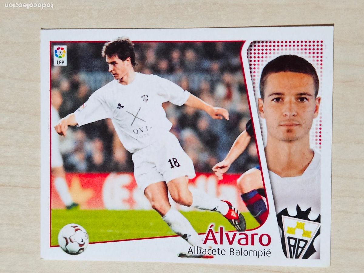 Figurine di Calcio: CROMO ALVARO - ESTE 2004 05 - 04 05 - CROMO SIN PEGAR - ALBACETE