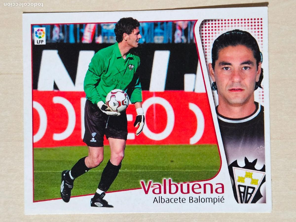 Figurine di Calcio: CROMO VALBUENA - ESTE 2004 05 - 04 05 - CROMO SIN PEGAR - ALBACETE