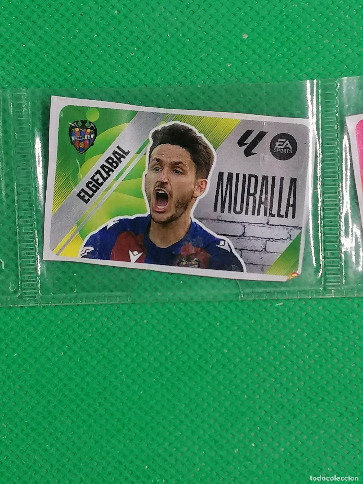 Fu&szlig;ball-Sticker: ELGEZABAL MURALLA LEVANTE CHICLES SIN PEGAR ⚽ PANINI LIGA ESTE 25 26 2025 2026 ⚽