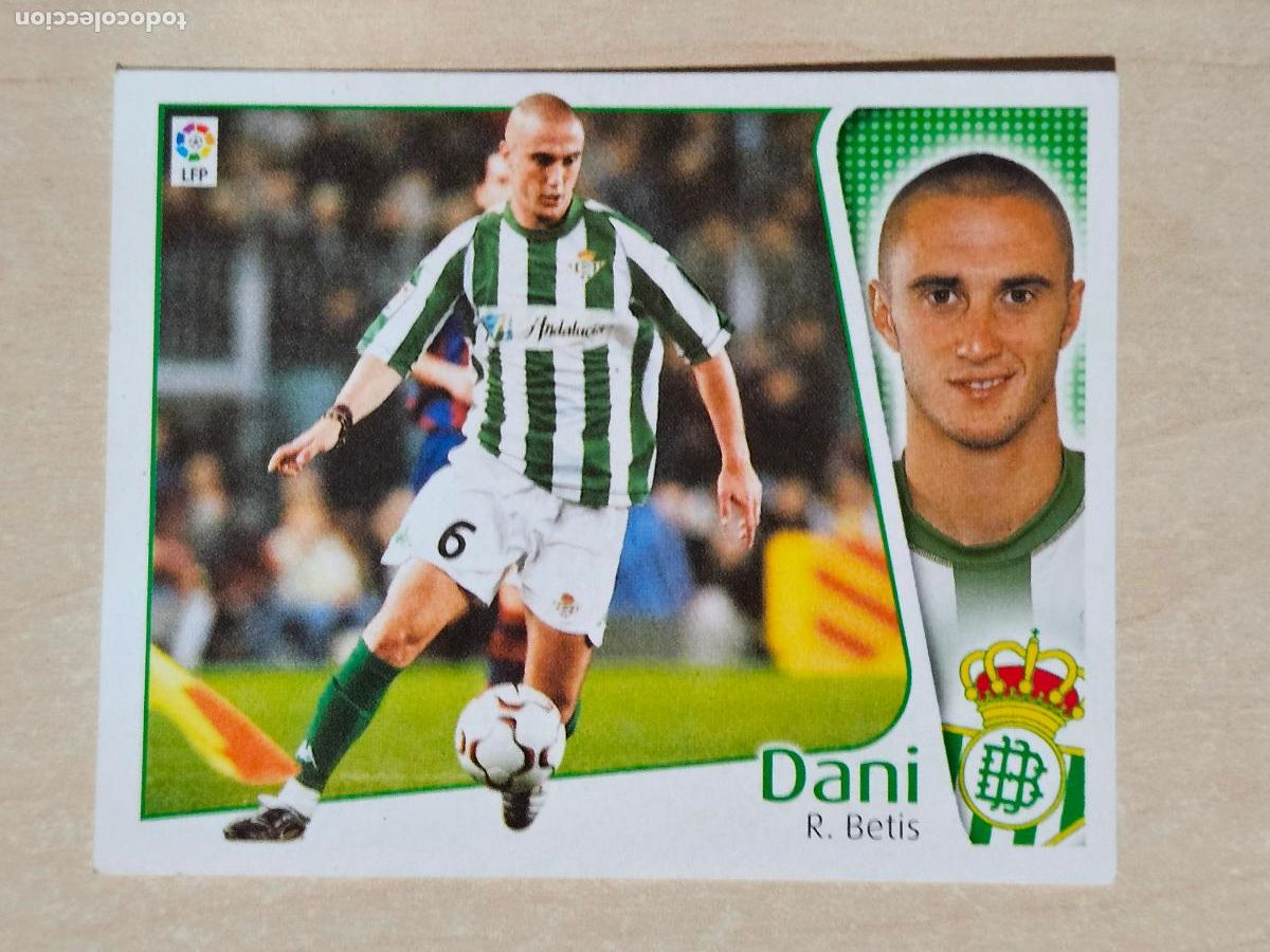 Cromos de F&uacute;tbol: CROMO DANI - ESTE 2004 05 - 04 05 - CROMO SIN PEGAR - REAL BETIS