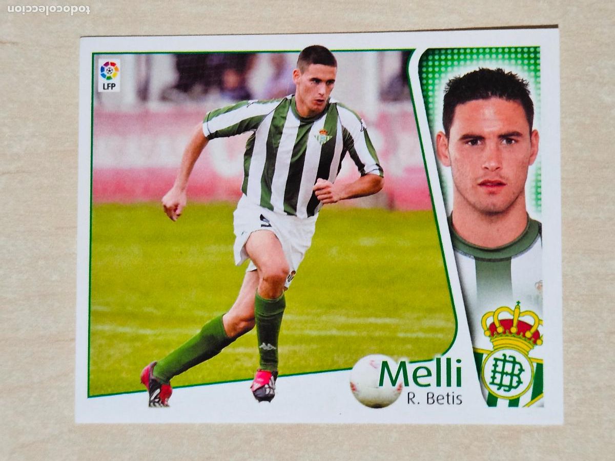 Cromos de F&uacute;tbol: CROMO MELLI - ESTE 2004 05 - 04 05 - CROMO SIN PEGAR - REAL BETIS