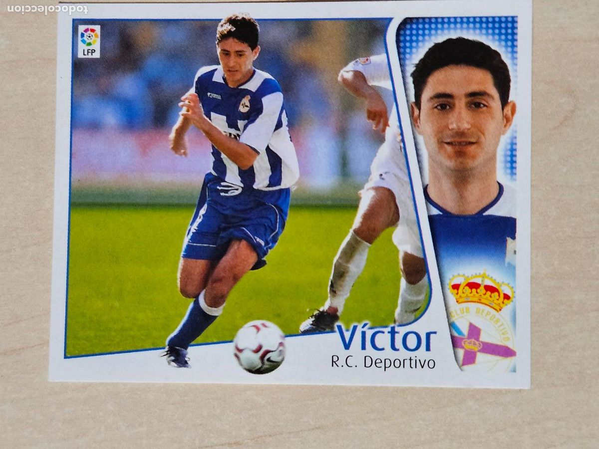 Cromos de Futebol: CROMO VICTOR - ESTE 2004 05 - 04 05 - CROMO SIN PEGAR - DEPORTIVO DE LA CORU&Ntilde;A