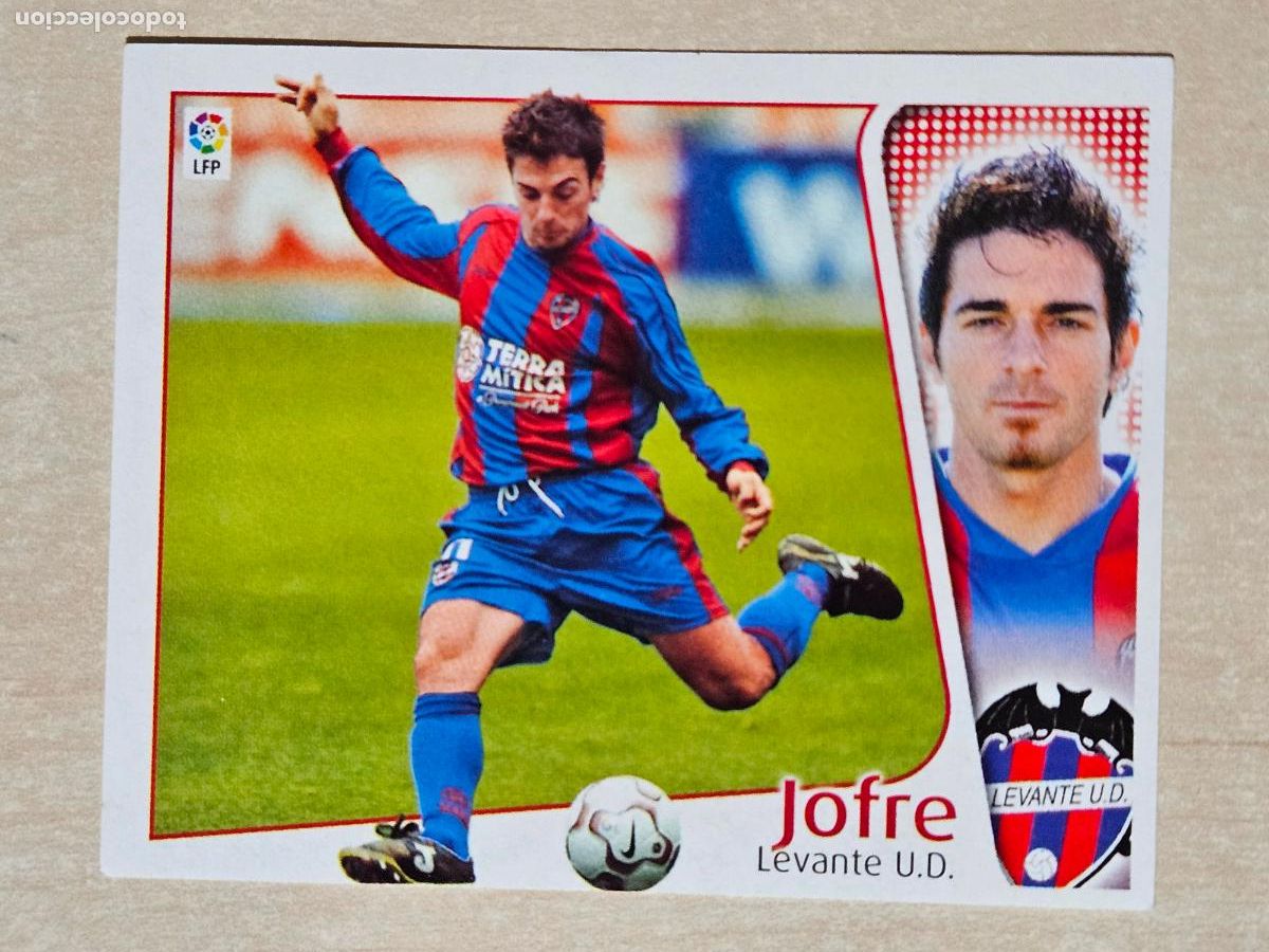 Fu&szlig;ball-Sticker: CROMO JOFRE - ESTE 2004 05 - 04 05 - CROMO SIN PEGAR - LEVANTE
