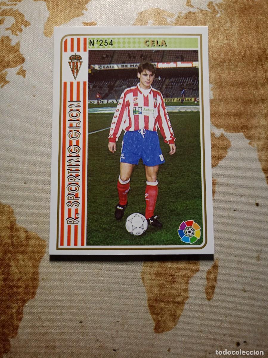 Fu&szlig;ball-Sticker: Sporting 254 CELA Mundicromo Las fichas de la liga 1994-95