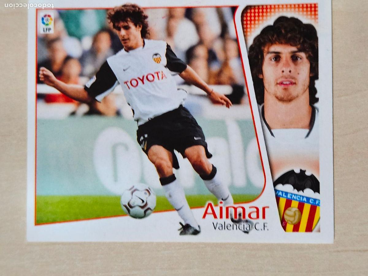 Cromos de F&uacute;tbol: CROMO AIMAR - ESTE 2004 05 - 04 05 - CROMO SIN PEGAR - VALENCIA