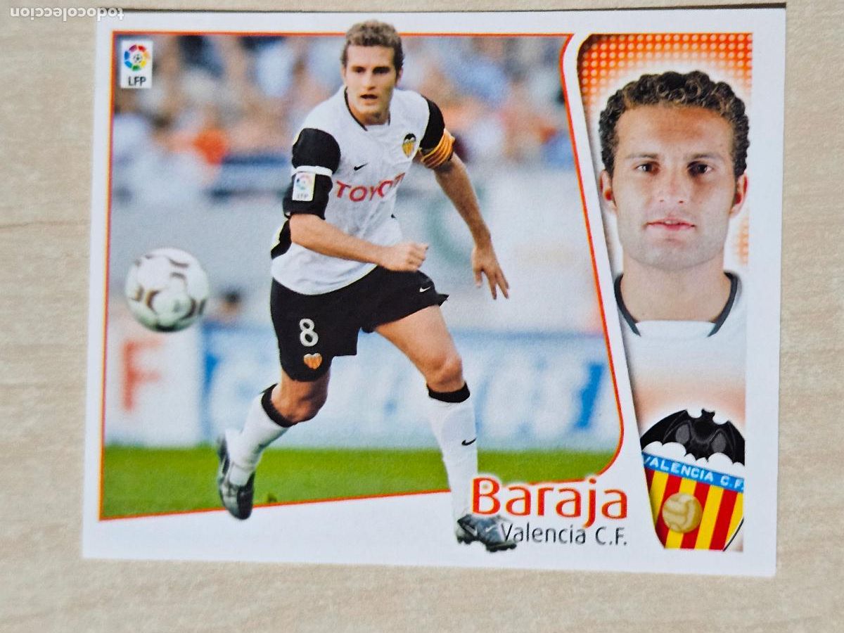 Cromos de f&uacute;tbol: CROMO BARAJA - ESTE 2004 05 - 04 05 - CROMO SIN PEGAR - VALENCIA