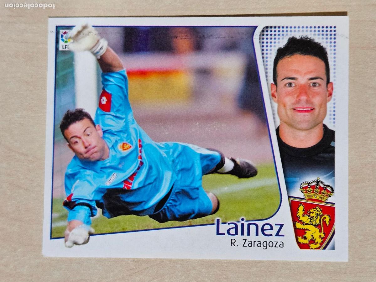 Cromos de F&uacute;tbol: CROMO LAINEZ - ESTE 2004 05 - 04 05 - CROMO SIN PEGAR - REAL ZARAGOZA