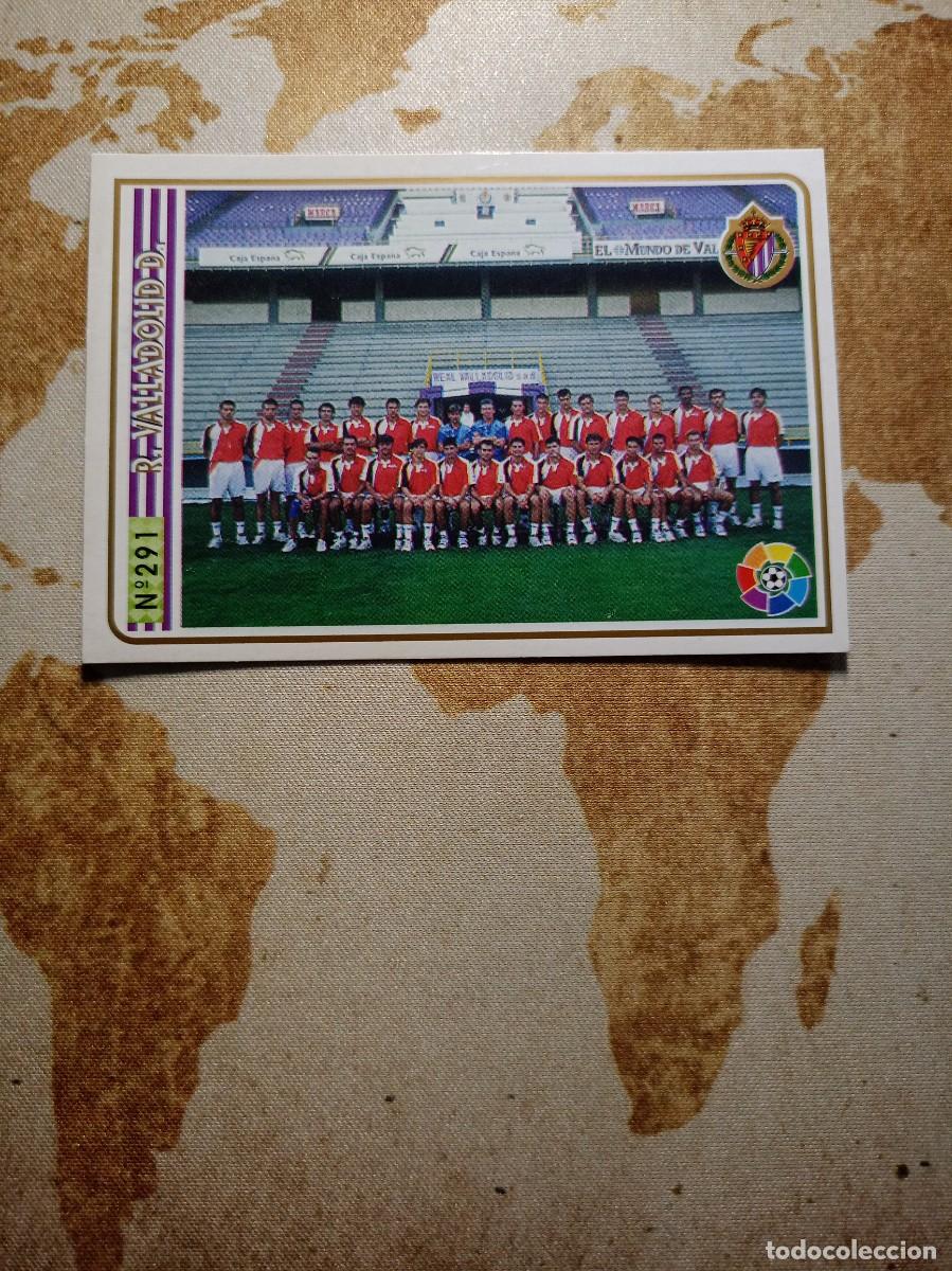 Cromos de f&uacute;tbol: VALLADOLID 291 PLANTILLA Mundicromo Las fichas de la liga 1994-95