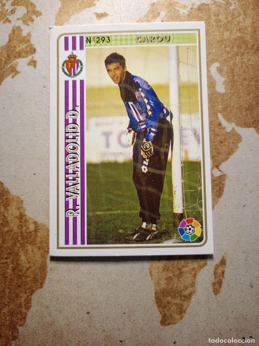 Football Stickers: VALLADOLID 293 CAROU Mundicromo Las fichas de la liga 1994-95
