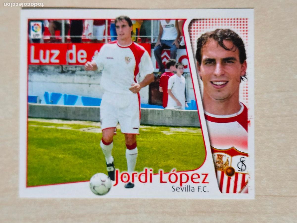 Figurine di Calcio: EDICIONES ESTE 04 05 COLOCA JORDI LOPEZ - SEVILLA - CROMO SIN PEGAR