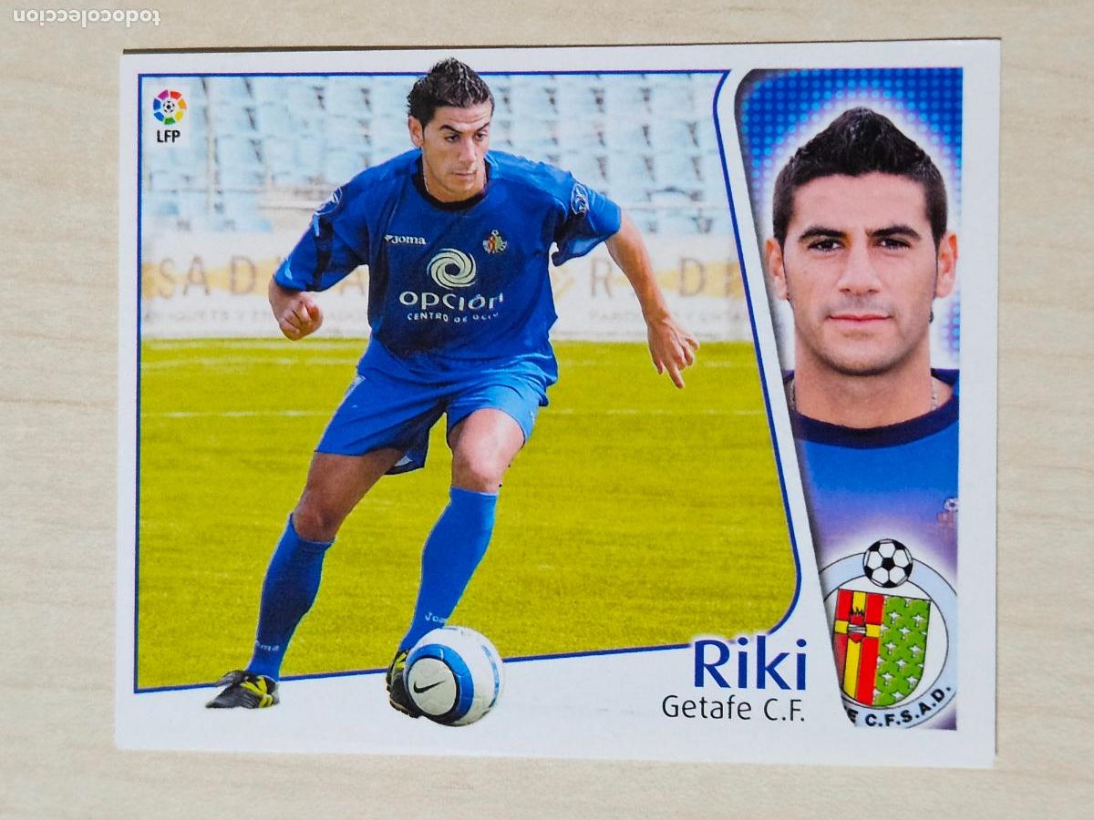 Fu&szlig;ball-Sticker: EDICIONES ESTE 04 05 COLOCA RIKI - GETAFE - CROMO SIN PEGAR