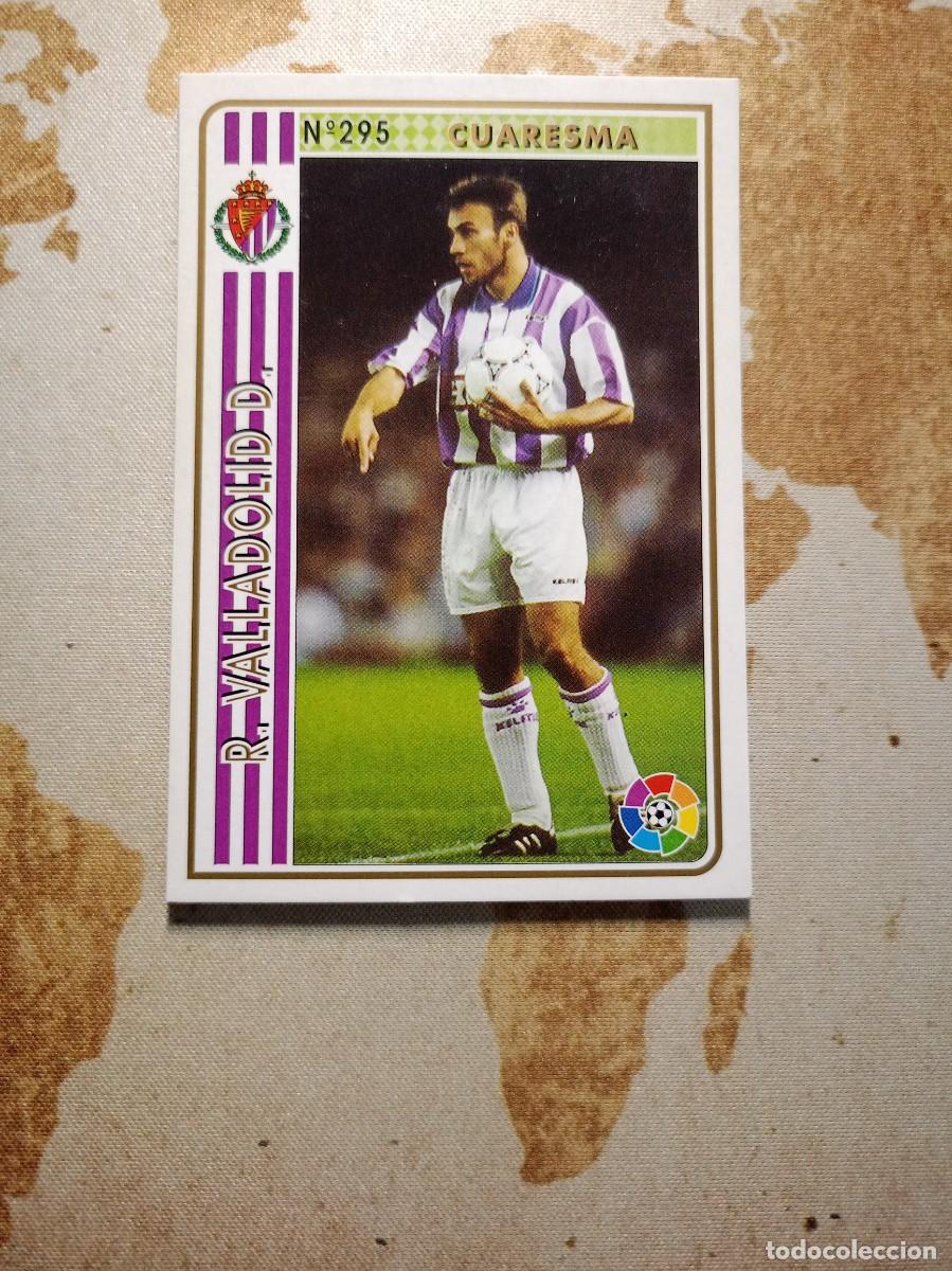 Fu&szlig;ball-Sticker: VALLADOLID 295 CUARESMA Mundicromo Las fichas de la liga 1994-95