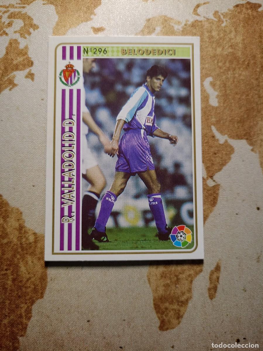 Figurine di Calcio: VALLADOLID 296 BELODEDICI Mundicromo Las fichas de la liga 1994-95