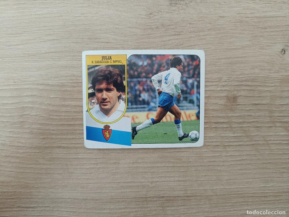 Figurine di Calcio: CROMO DE F&Uacute;TBOL LIGA ESTE JULIA ZARAGOZA SIN PEGAR NUNCA PEGADO 91 92 1991 1992