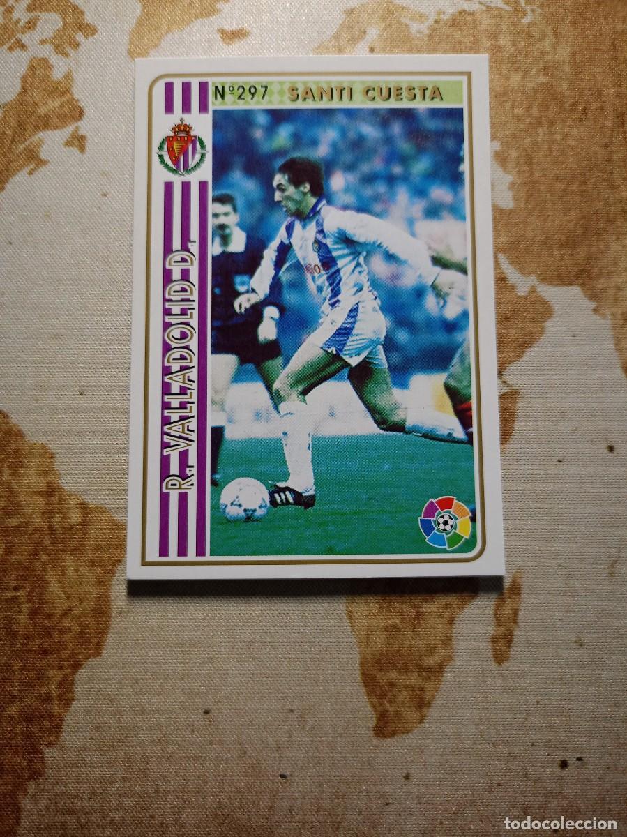Figurine di Calcio: VALLADOLID 297 SANTI CUESTA Mundicromo Las fichas de la liga 1994-95