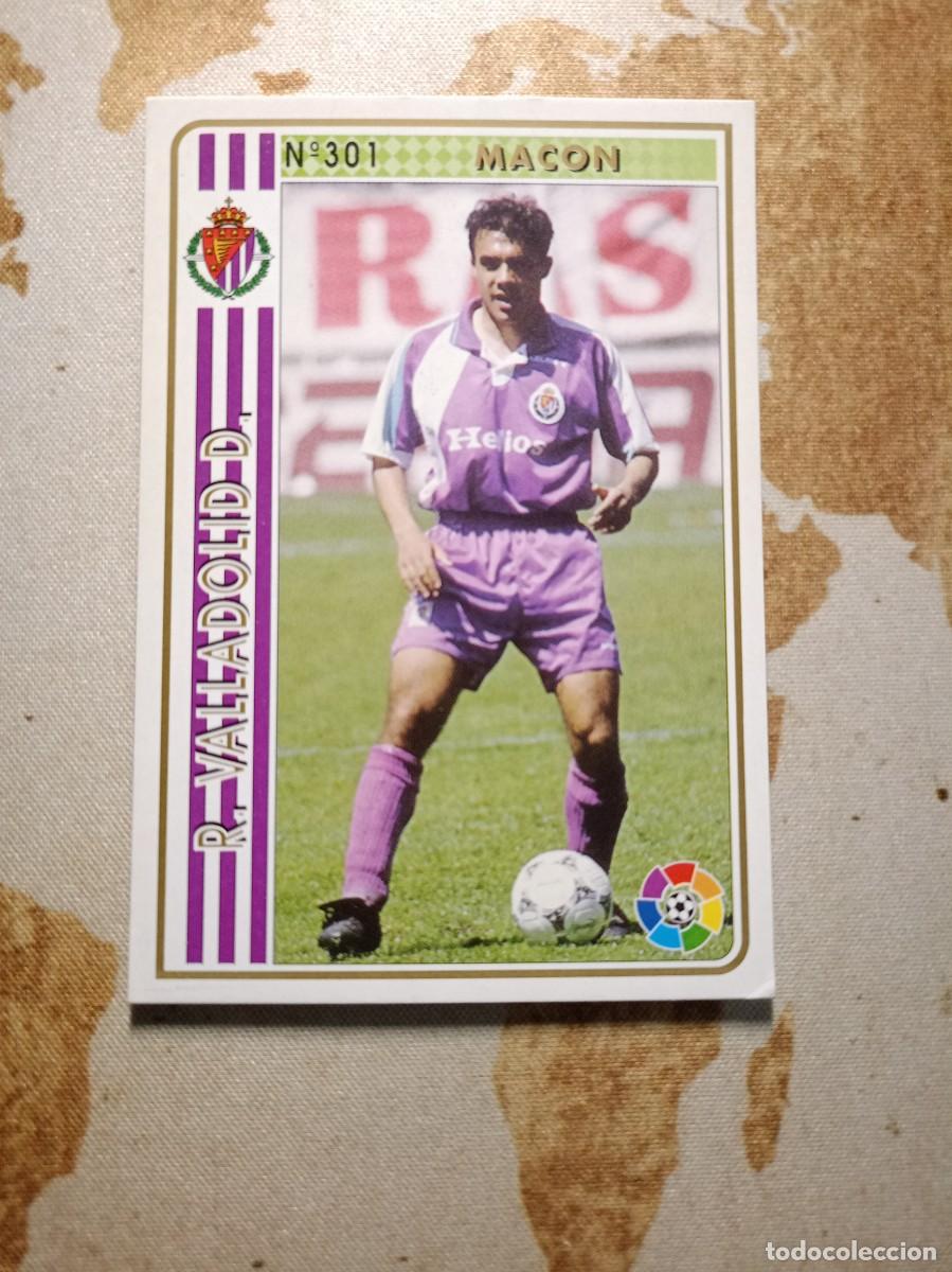 Football Stickers: VALLADOLID 301 MACON Mundicromo Las fichas de la liga 1994-95