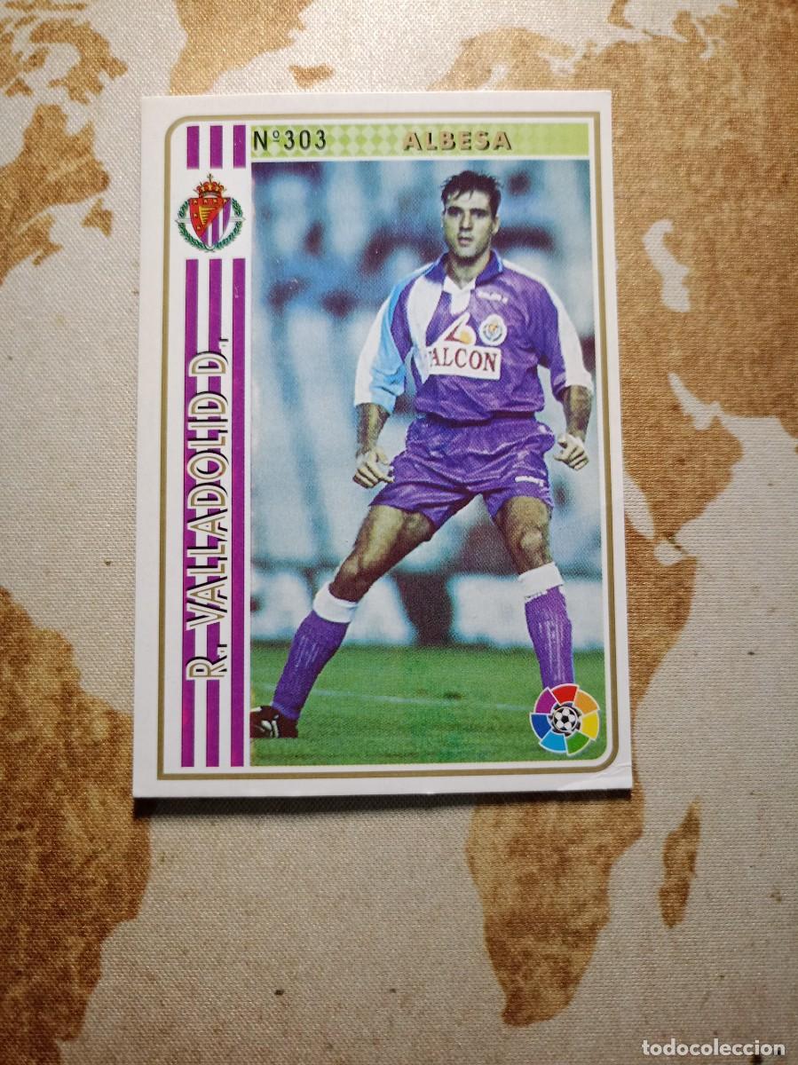 Fu&szlig;ball-Sticker: VALLADOLID 303 ALBESA Mundicromo Las fichas de la liga 1994-95