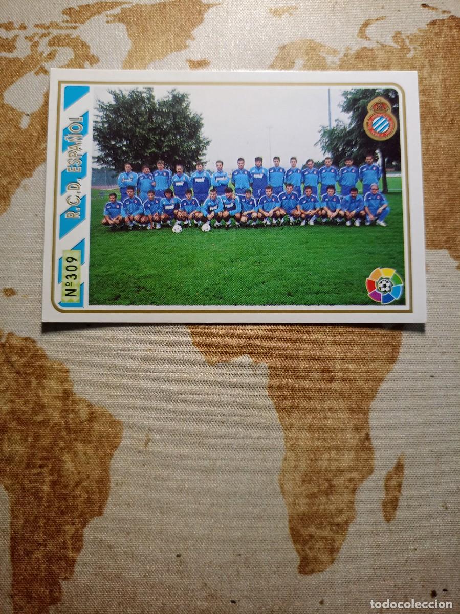 Cromos de f&uacute;tbol: Espanyol 309 PLANTILLA Mundicromo Las fichas de la liga 1994-95