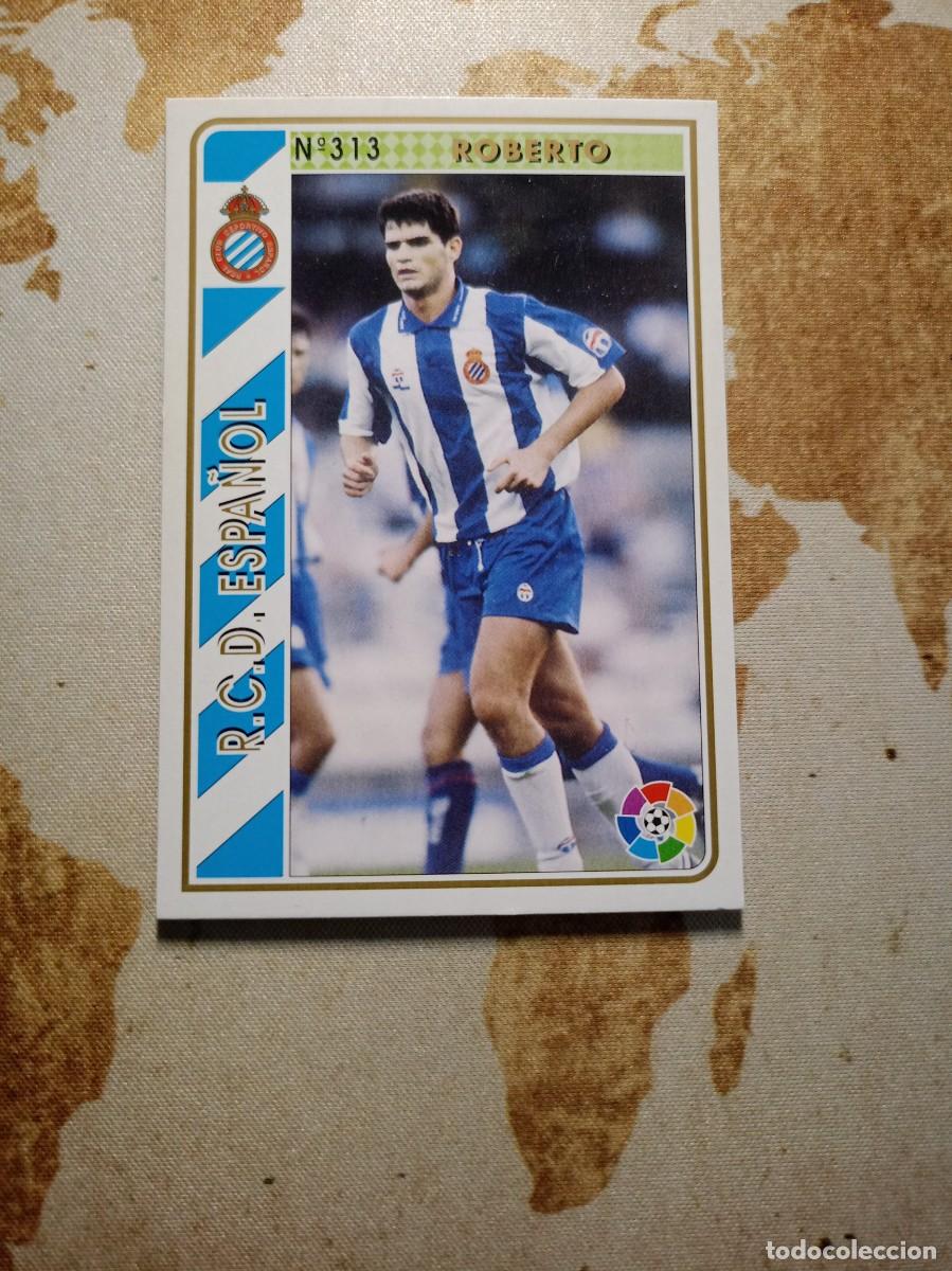 Fu&szlig;ball-Sticker: Espanyol 313 ROBERTO Mundicromo Las fichas de la liga 1994-95