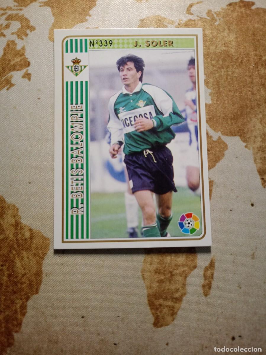 Figurine di Calcio: Bevis 339 J. SOLER Mundicromo Las fichas de la liga 1994-95