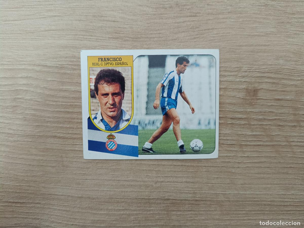 Fu&szlig;ball-Sticker: CROMO DE F&Uacute;TBOL LIGA ESTE FRANCISCO ESPA&Ntilde;OL SIN PEGAR NUNCA PEGADO 91 92 1991 1992