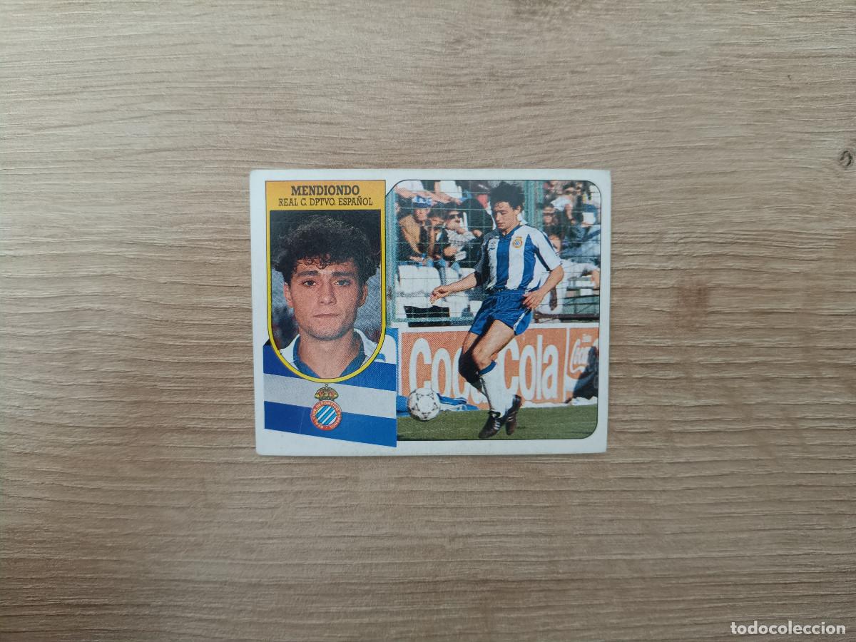 Fu&szlig;ball-Sticker: CROMO DE F&Uacute;TBOL LIGA ESTE MENDIONDO ESPA&Ntilde;OL SIN PEGAR NUNCA PEGADO 91 92 1991 1992