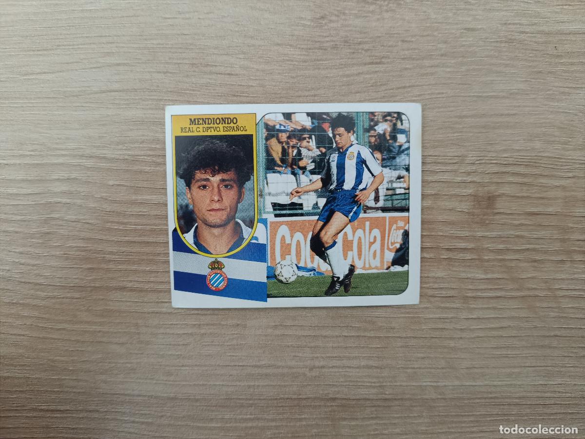 Fu&szlig;ball-Sticker: CROMO DE F&Uacute;TBOL LIGA ESTE MENDIONDO ESPA&Ntilde;OL SIN PEGAR NUNCA PEGADO 91 92 1991 1992