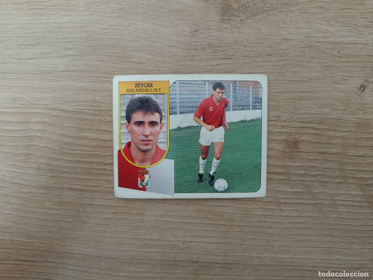 Fu&szlig;ball-Sticker: CROMO DE F&Uacute;TBOL LIGA ESTE AYUCAR BURGOS SIN PEGAR NUNCA PEGADO 91 92 1991 1992