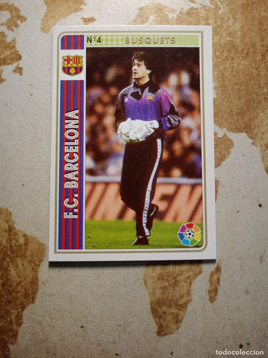 Fu&szlig;ball-Sticker: Barcelona 4 BUSQUETS Mundicromo Las fichas de la liga 1994-95