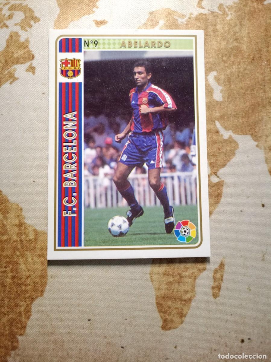 Figurine di Calcio: Barcelona 9 ABELARDO Mundicromo Las fichas de la liga 1994-95
