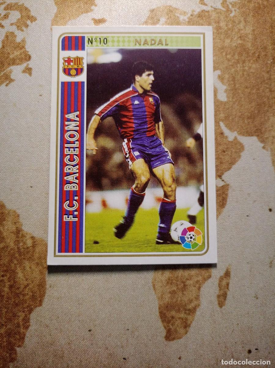 Fu&szlig;ball-Sticker: Barcelona 10 NADAL Mundicromo Las fichas de la liga 1994-95