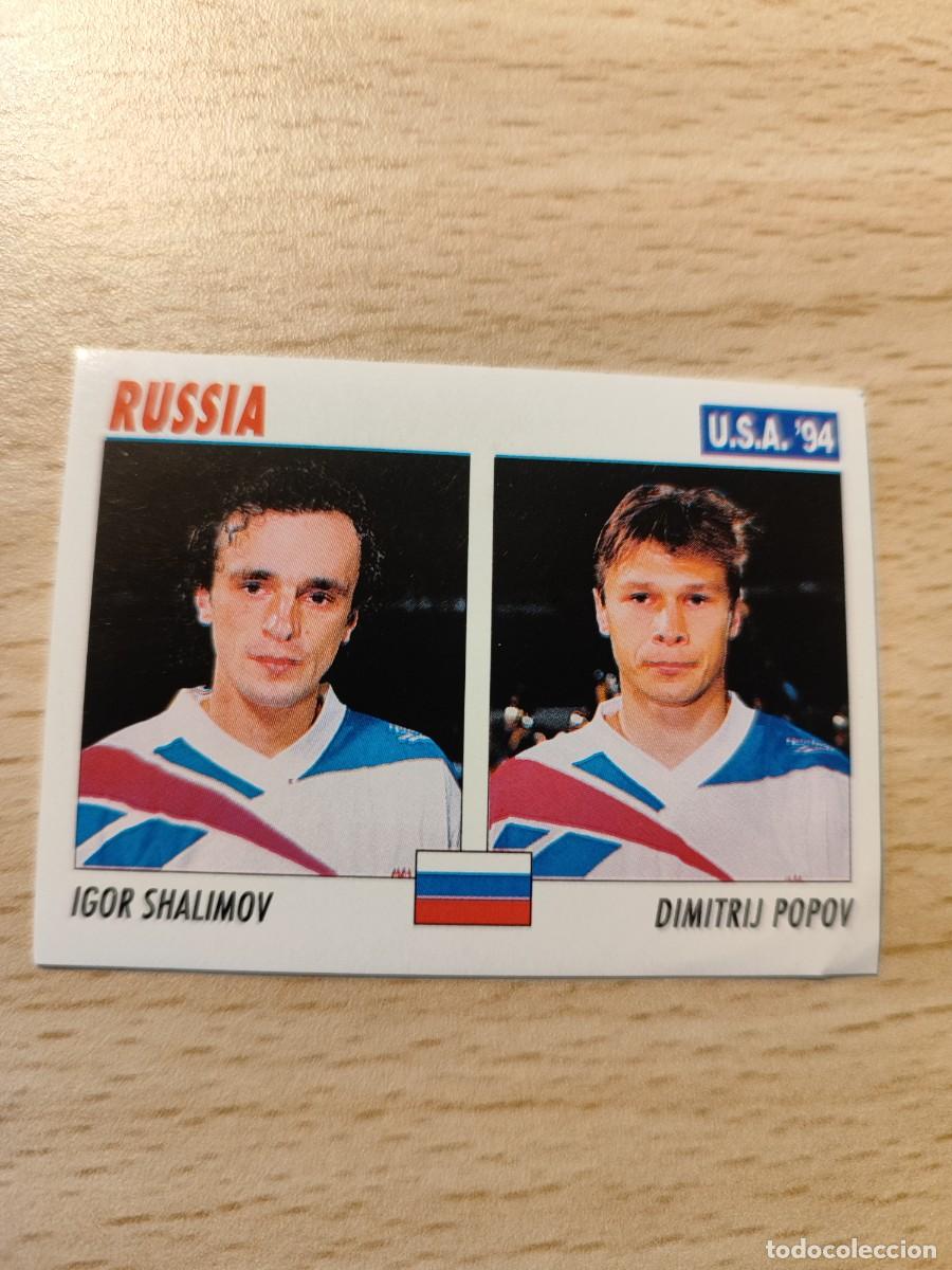 Fu&szlig;ball-Sticker: 72 SERVICE LINE MUNDIAL USA 94 IGOR SHALIMOV / POPOV RUSSIA RUSIA 1994 WORLD CUP SL ITALY