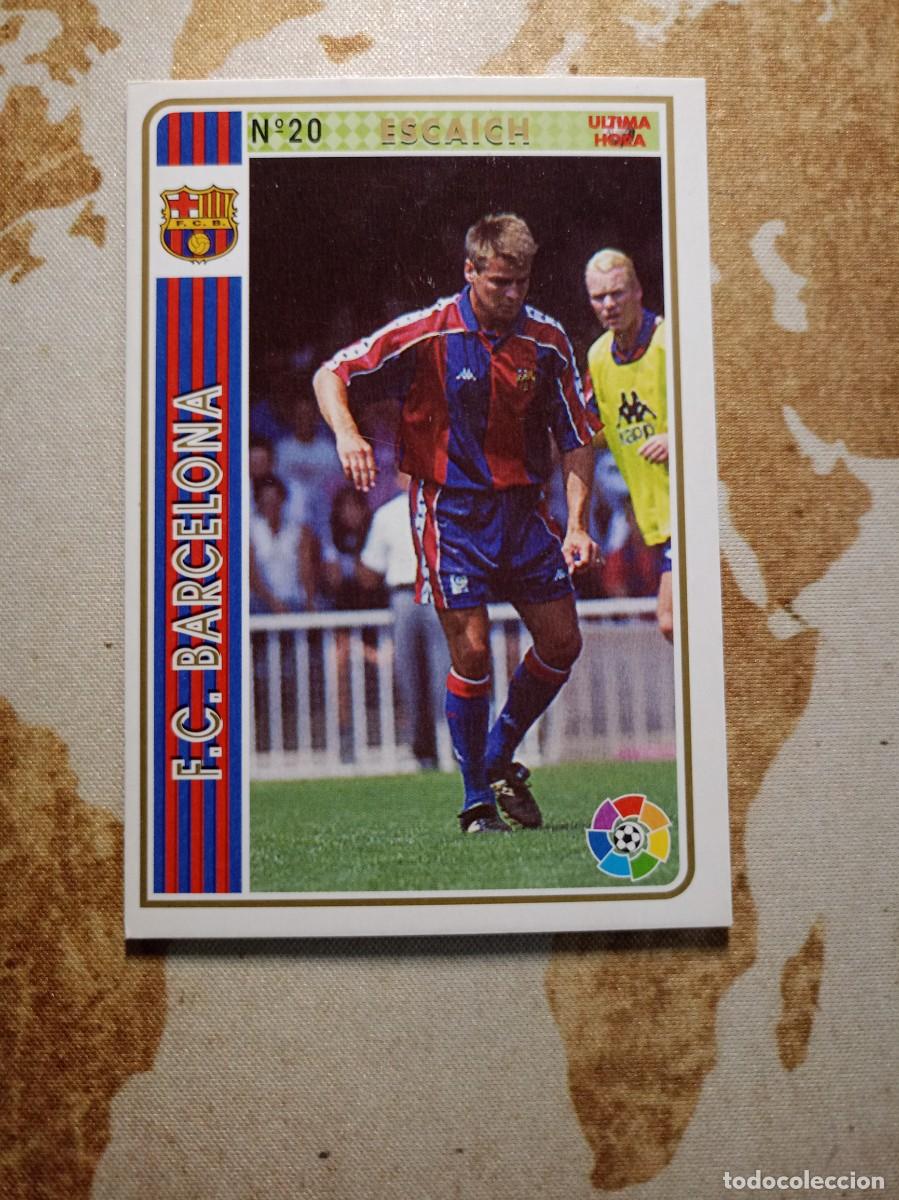 Football Stickers: Barcelona 20 ESCAICH Mundicromo Las fichas de la liga 1994-95