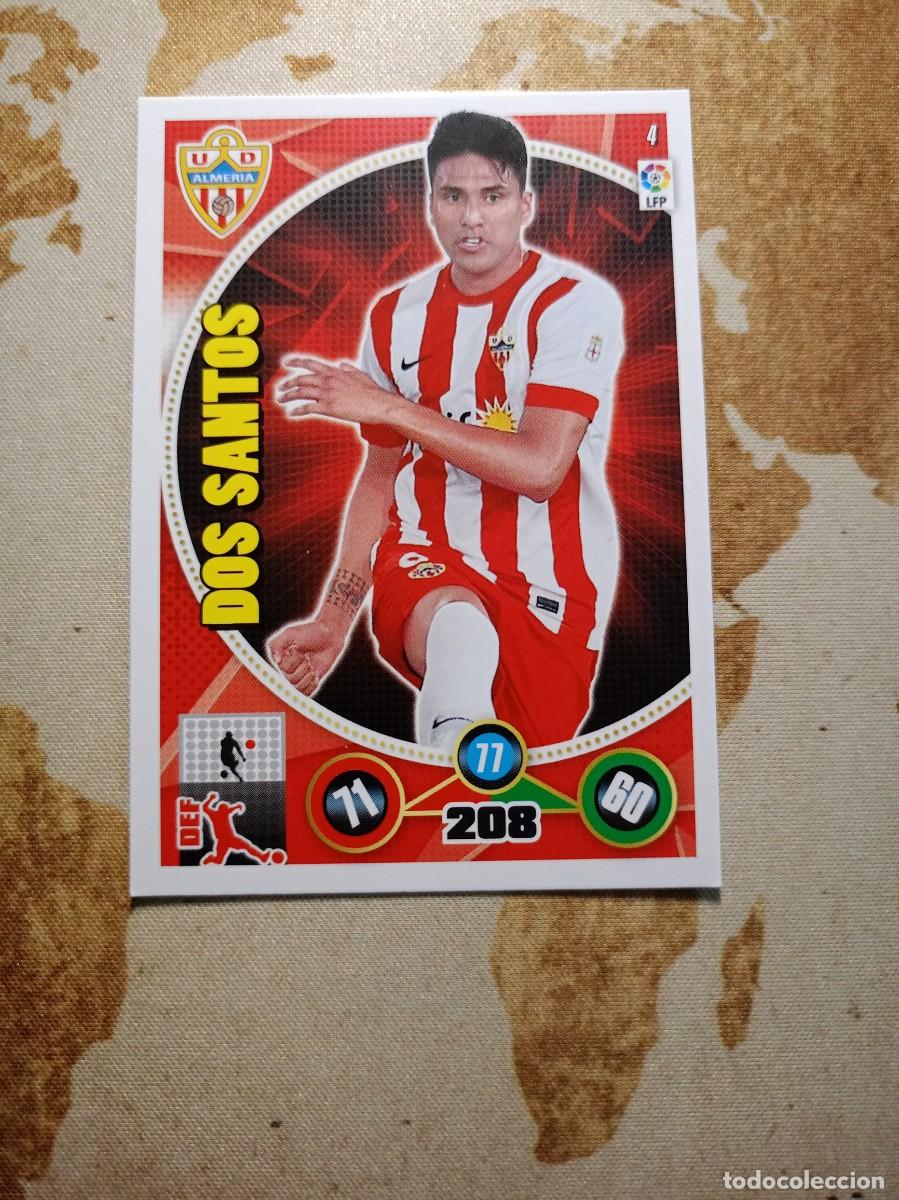 Football Stickers: Almer&iacute;a 4 DOS SANTOS Adrenalyn 2014-15