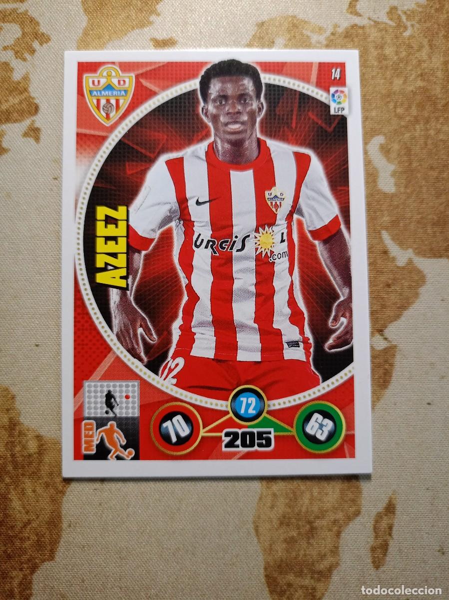 Football Stickers: Almer&iacute;a 14 AZEEZ Adrenalyn 2014-15