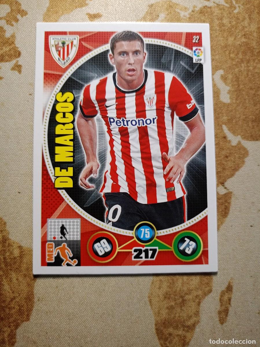 Figurine di Calcio: Athletic 32 DE MARCOS Adrenalyn 2014-15