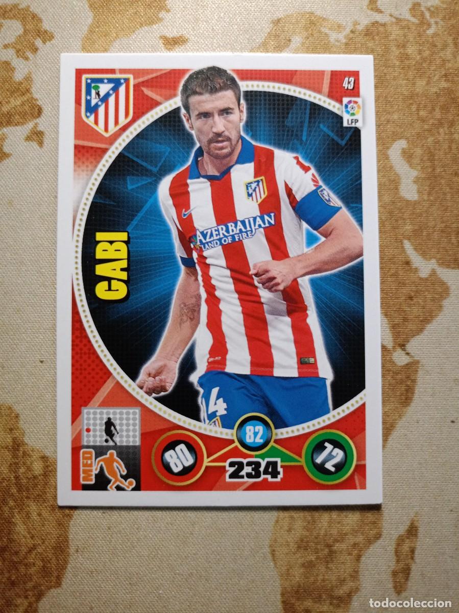 Cromos de f&uacute;tbol: Atl&eacute;tico de Madrid 43 GABI Adrenalyn 2014-15