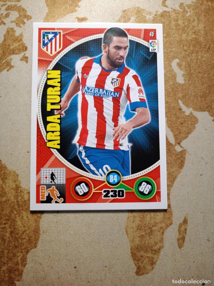 Football Stickers: Atl&eacute;tico de Madrid 45 ARDA TURAN Adrenalyn 2014-15