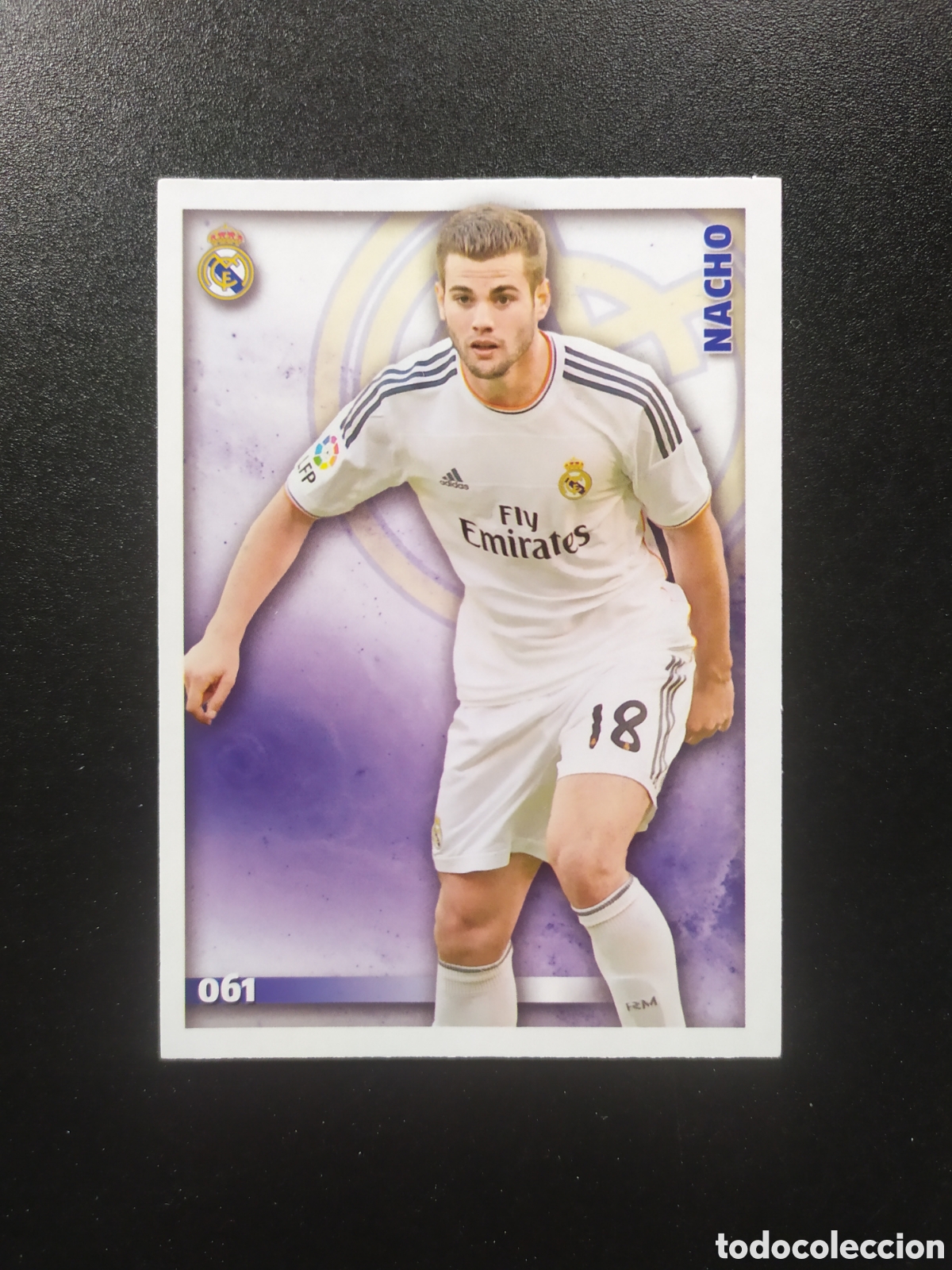 Figurine di Calcio: Mundicromo fichas Liga 2014 2015 14 15 Nacho n&deg; 61 Real Madrid