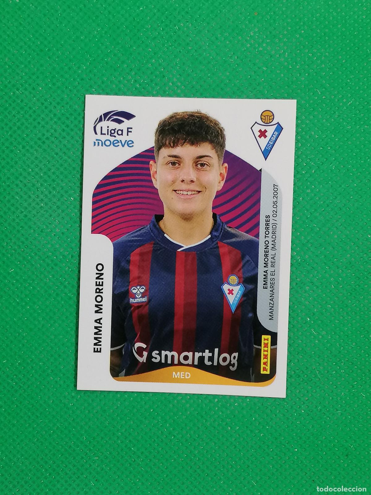 Cromos de Futebol: 176 EMMA MORENO EIBAR ⚽ PANINI LIGA FEMENINA F MOEVE 25 26 2025 2026 ⚽