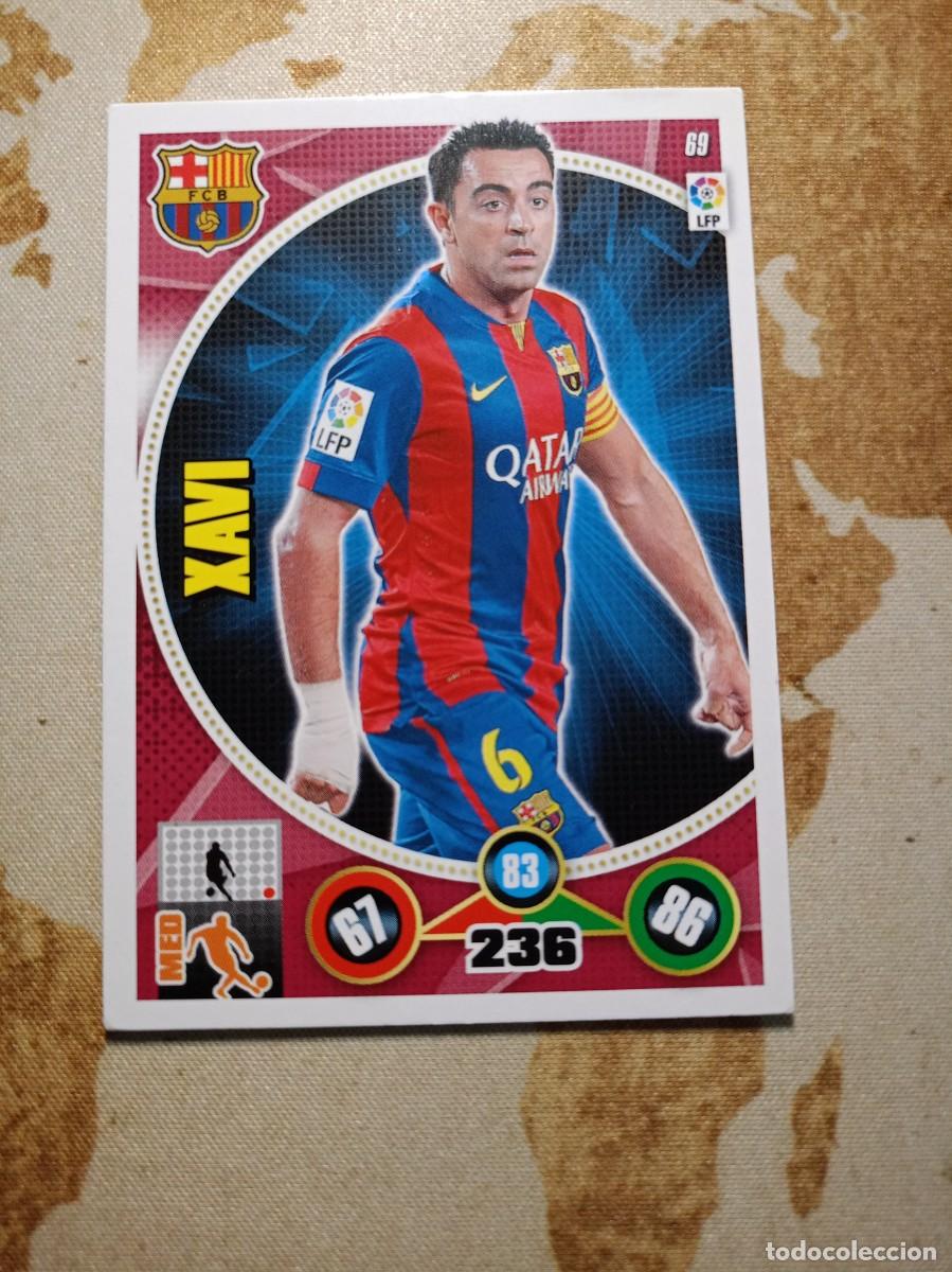 Cromos de F&uacute;tbol: Barcelona 69 XAVI Adrenalyn 2014-15